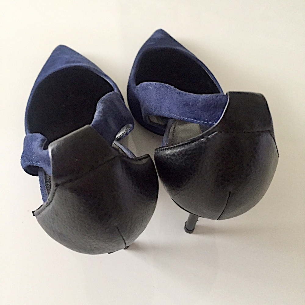 FABULOUS BLUE SUEDE/LEATHER HIGH HEELS *SOLD ON ANOTHER PLATFORM* Not available - Picture 6 of 8